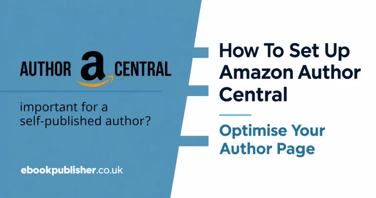 Set Up Amazon Author Central